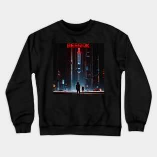 Vintage Cyberpunk City Crewneck Sweatshirt